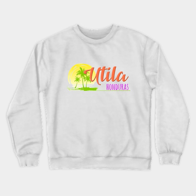 Life's a Beach: Utila, Honduras Crewneck Sweatshirt by Naves